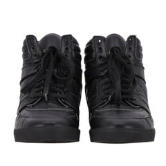 Celine Break Leather High-Top Sneakers