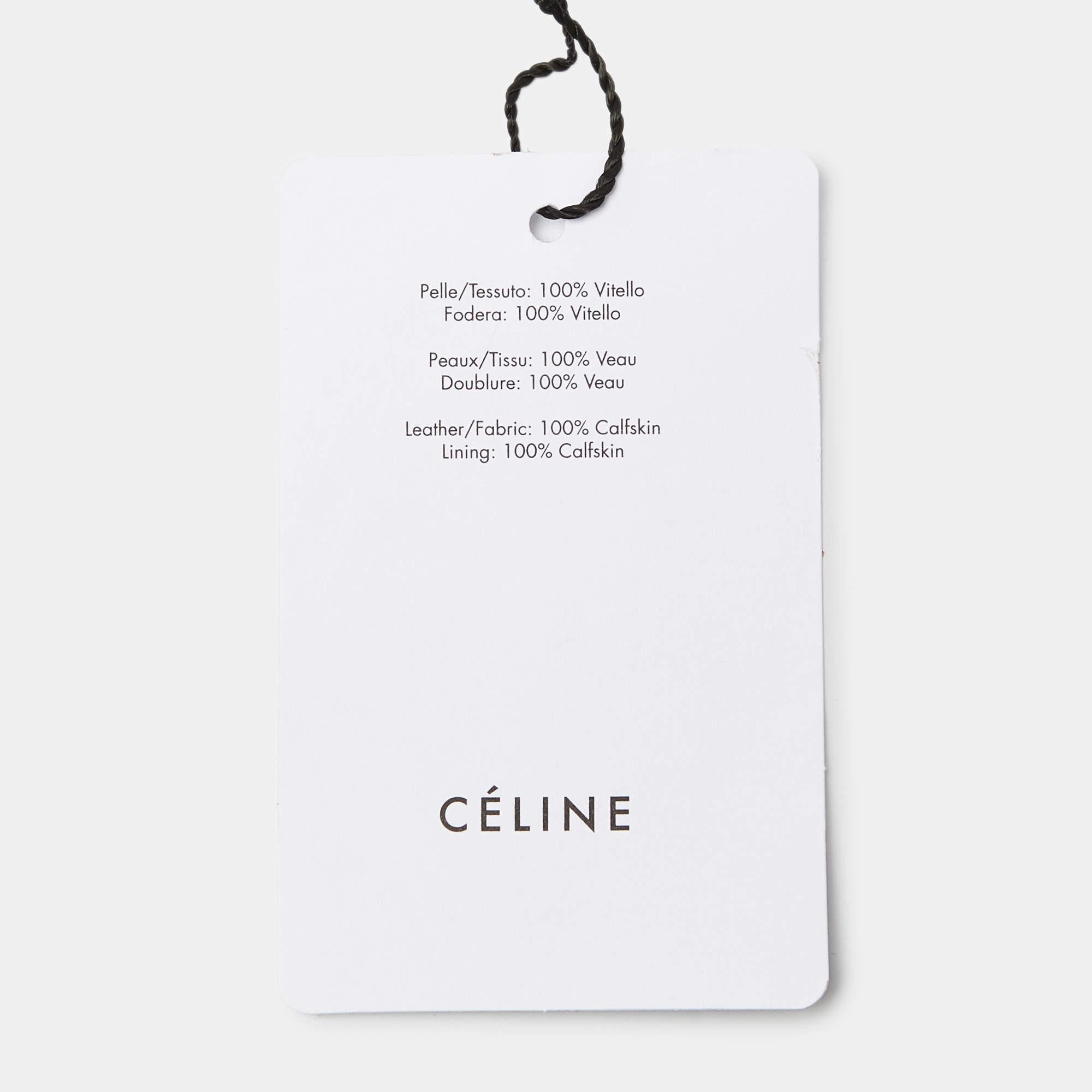 Celine Brick Leather Small Sangle Bucket Bag 4