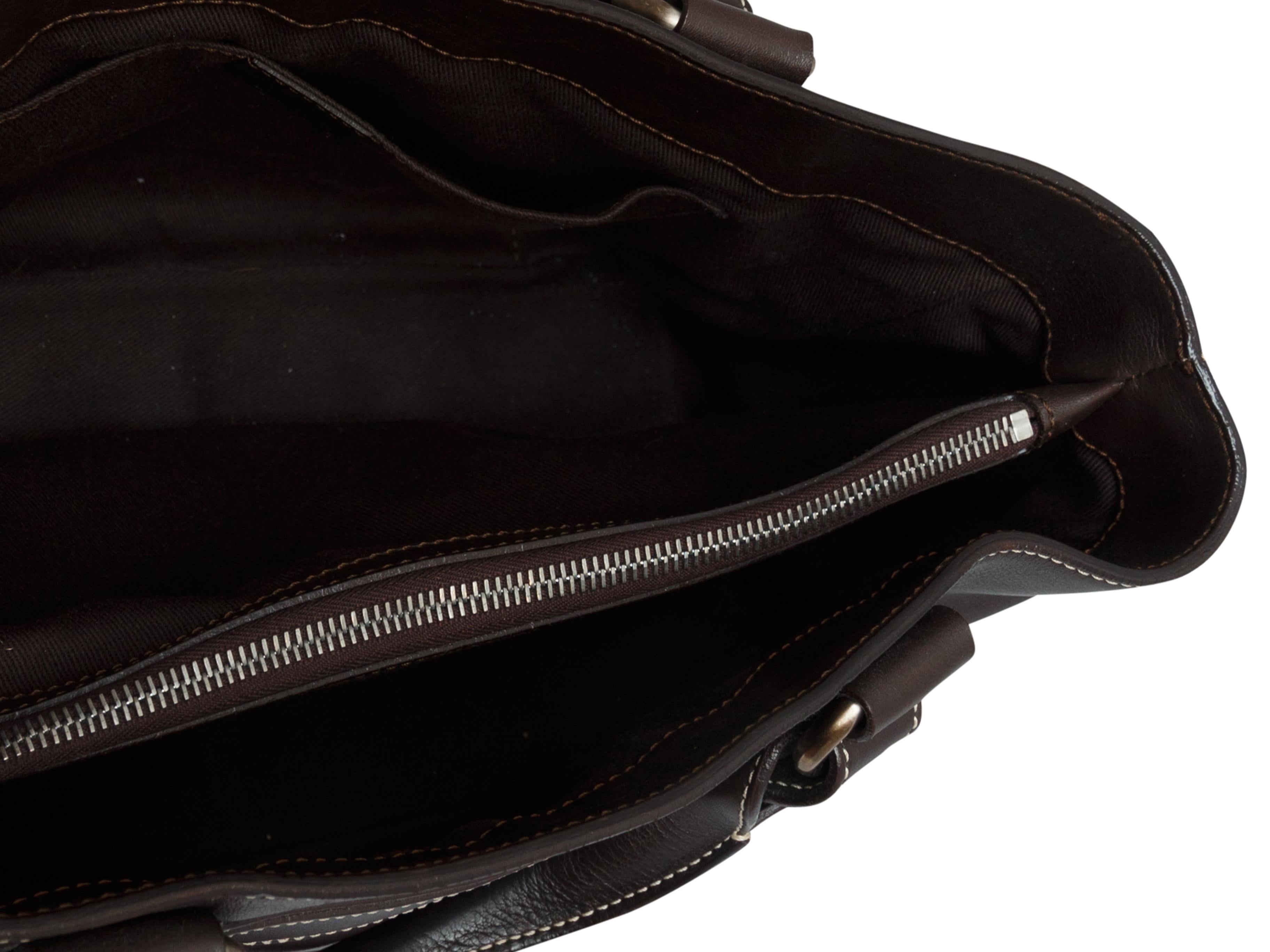 Celine Brown Boogie Leather Bag In Good Condition In New York, NY