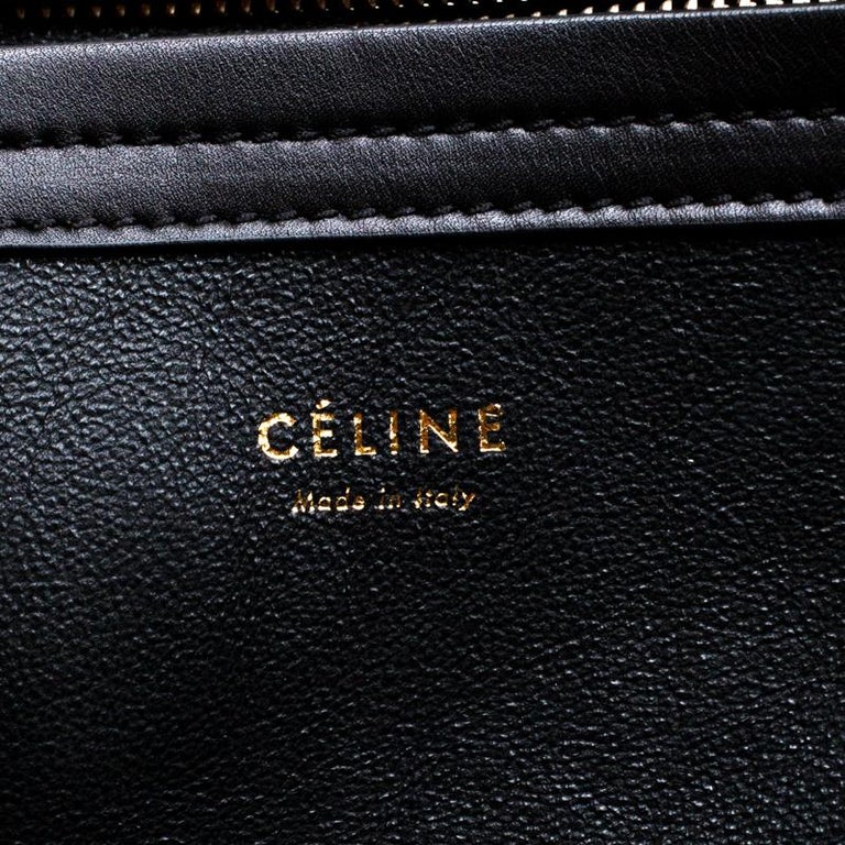 Celine Brown Calfhair and Leather Phantom Luggage Tote For Sale at 1stDibs