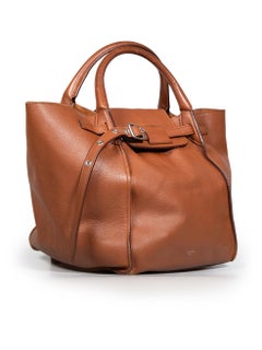 Céline Brown Leather Big Bag