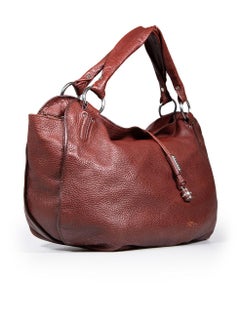 Céline Brown Leather Bittersweet Hobo Bag