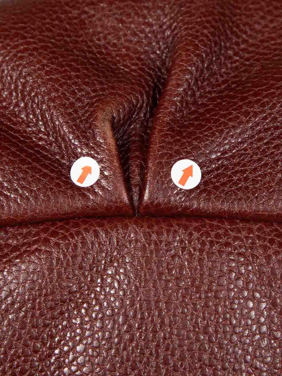 Céline Brown Leather Bittersweet Hobo Bag 2
