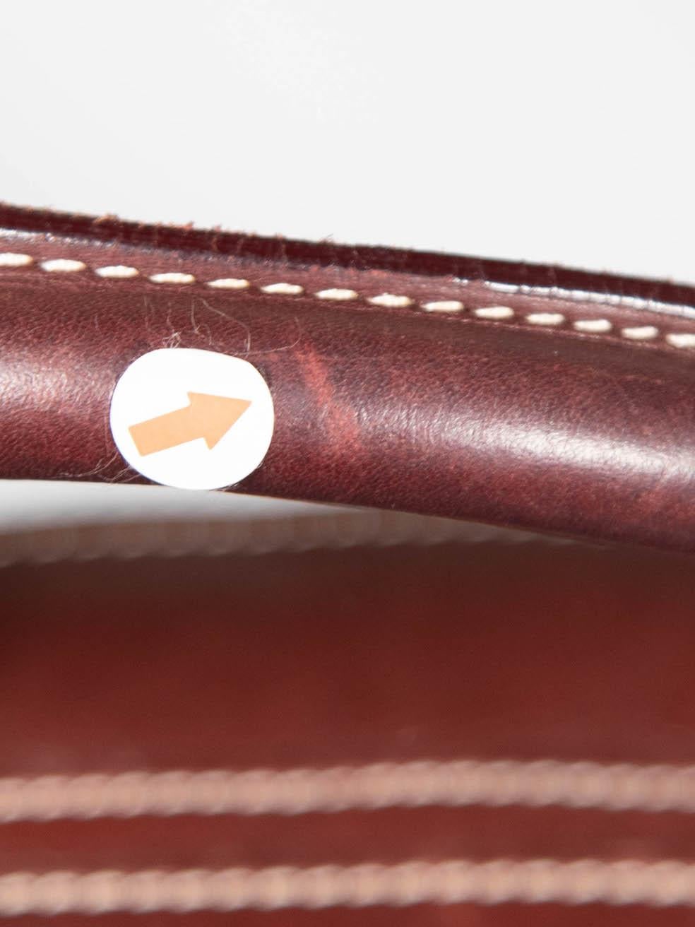 Céline Brown Leather Boogie Handbag 4