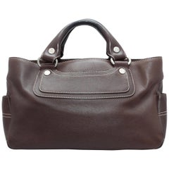 Celine Brown Leather Handbag