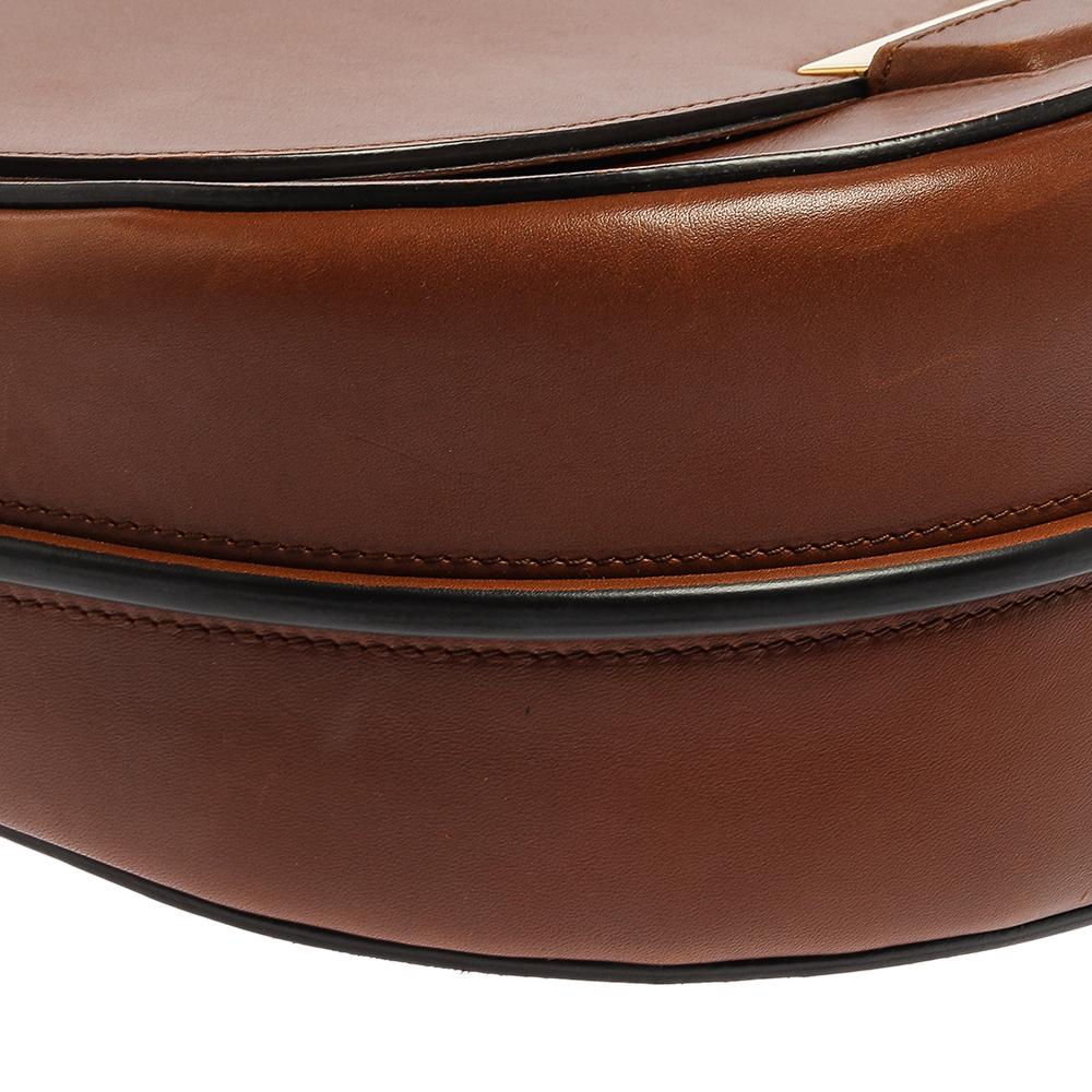 Celine Brown Leather Medium Trotteur Shoulder Bag 3