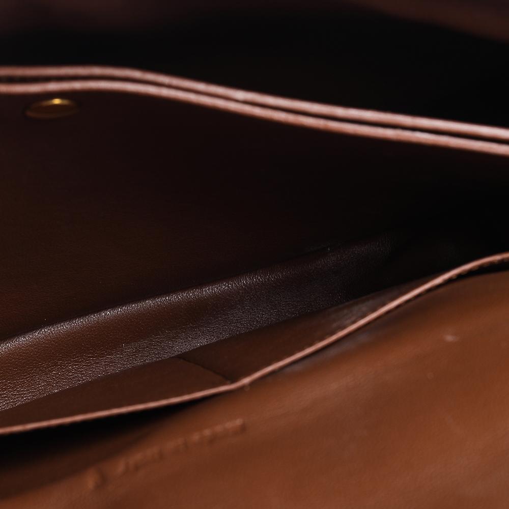 Celine Brown Leather Medium Trotteur Shoulder Bag 9