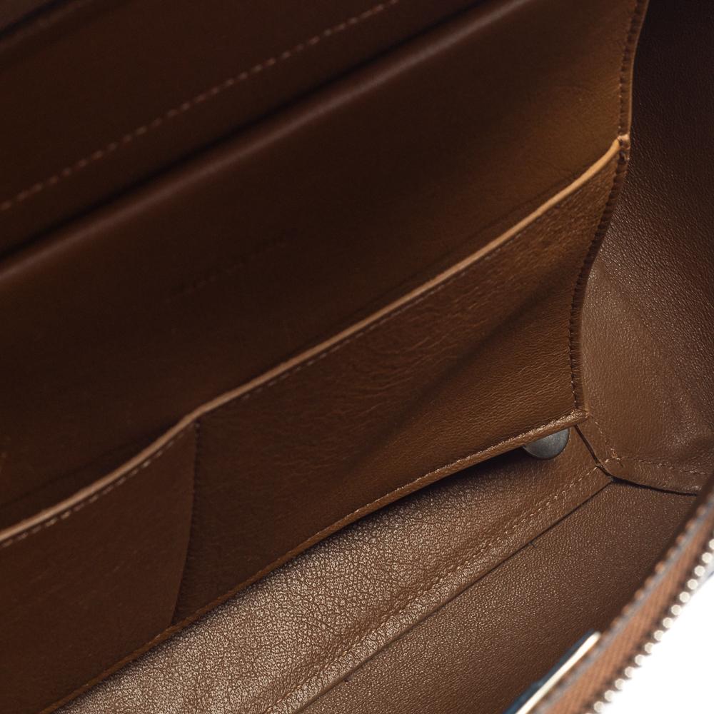 Celine Brown Leather Micro Belt Bag In Good Condition In Dubai, Al Qouz 2