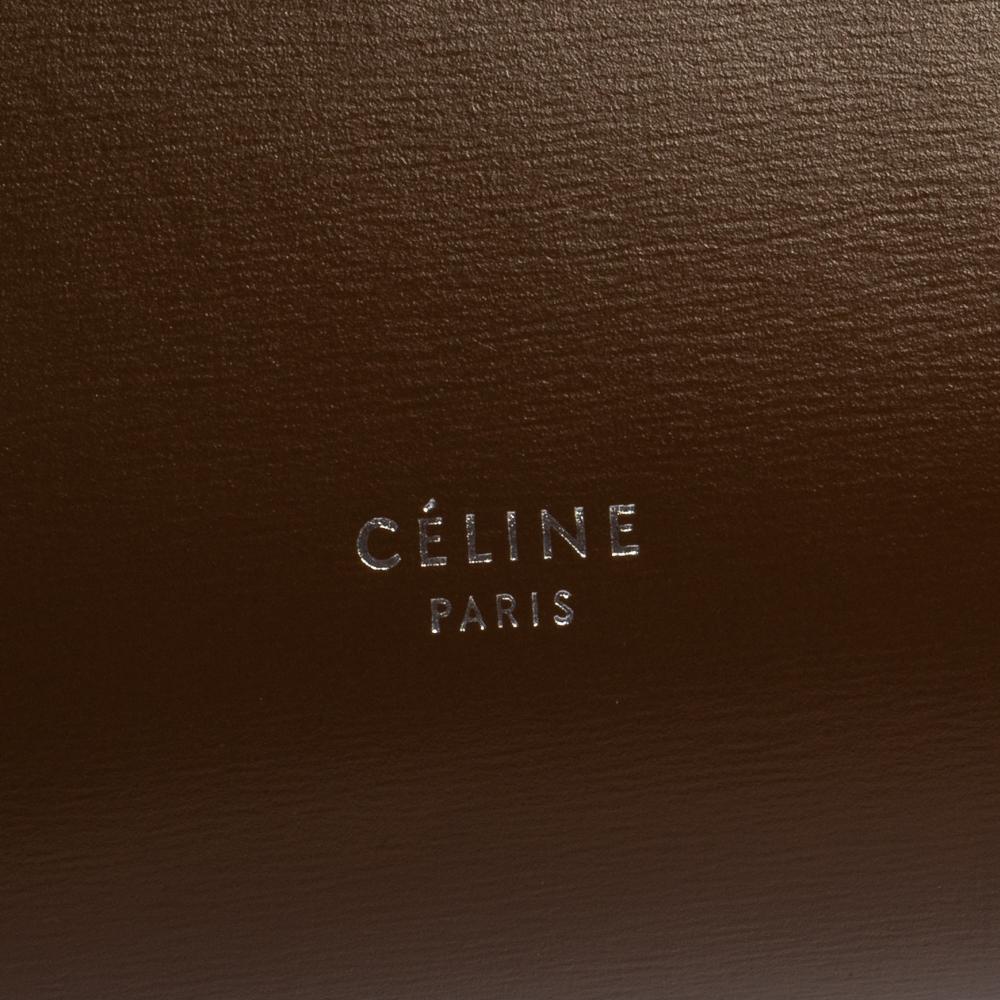 Women's Celine Brown Leather Micro Belt Bag
