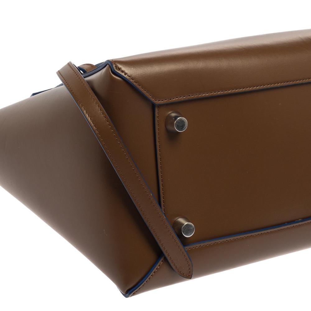 Celine Brown Leather Micro Belt Bag 2