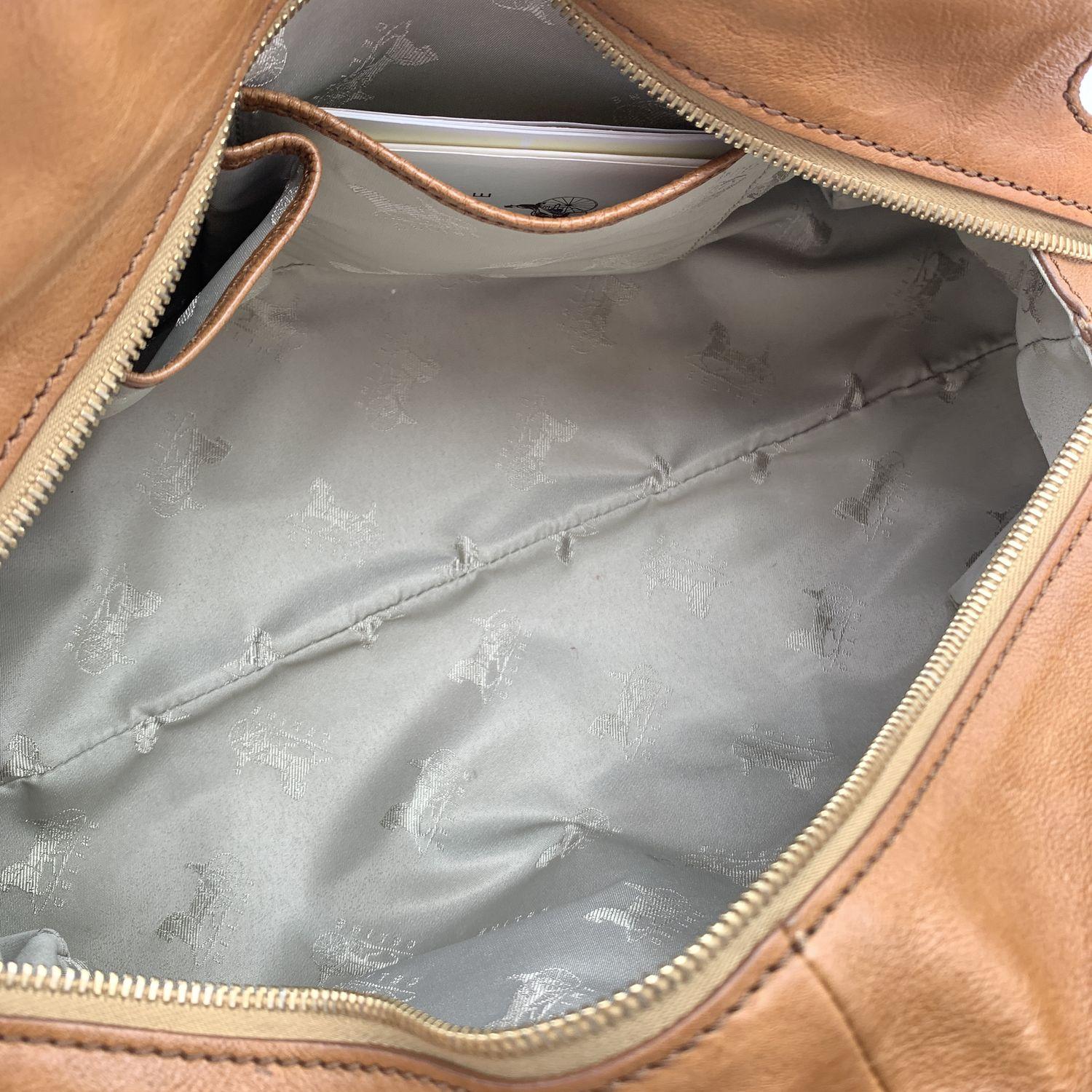 Celine Brown Leather Orlov Bag Shoulder Bag Handbag 5