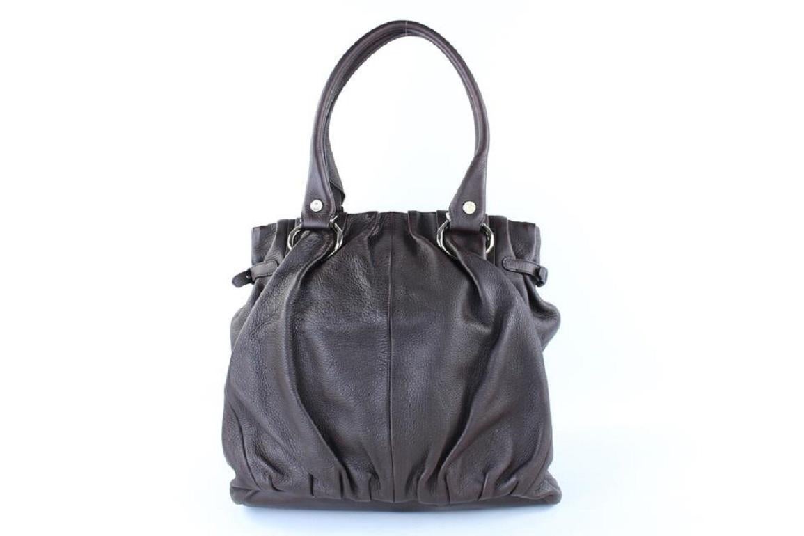 Céline Brown Leather Tote 3CEJ1026 For Sale 1