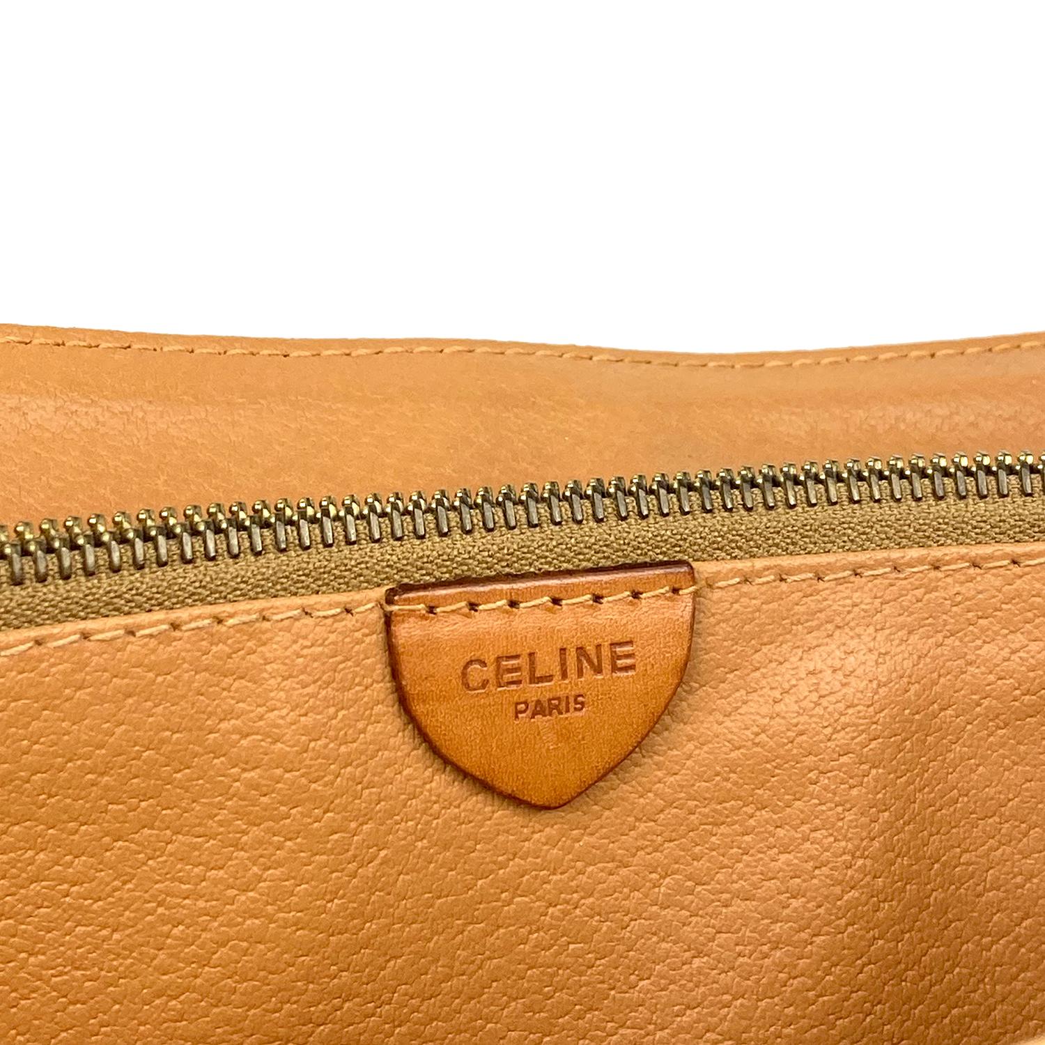 Celine Brown Macadam Celine Crossbody Bag For Sale 1