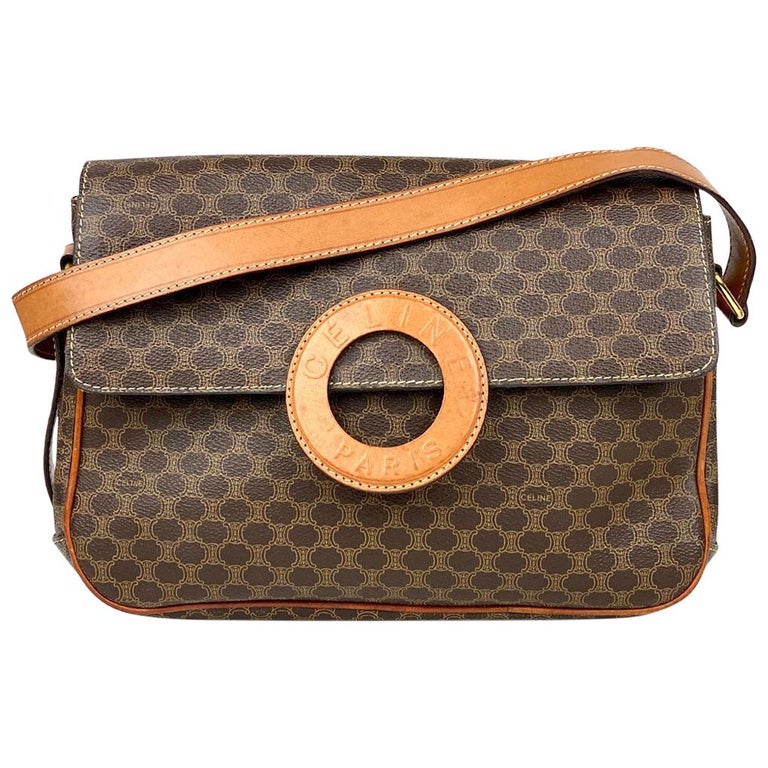 Celine Brown Macadam Celine Crossbody Bag For Sale at 1stDibs celine bag