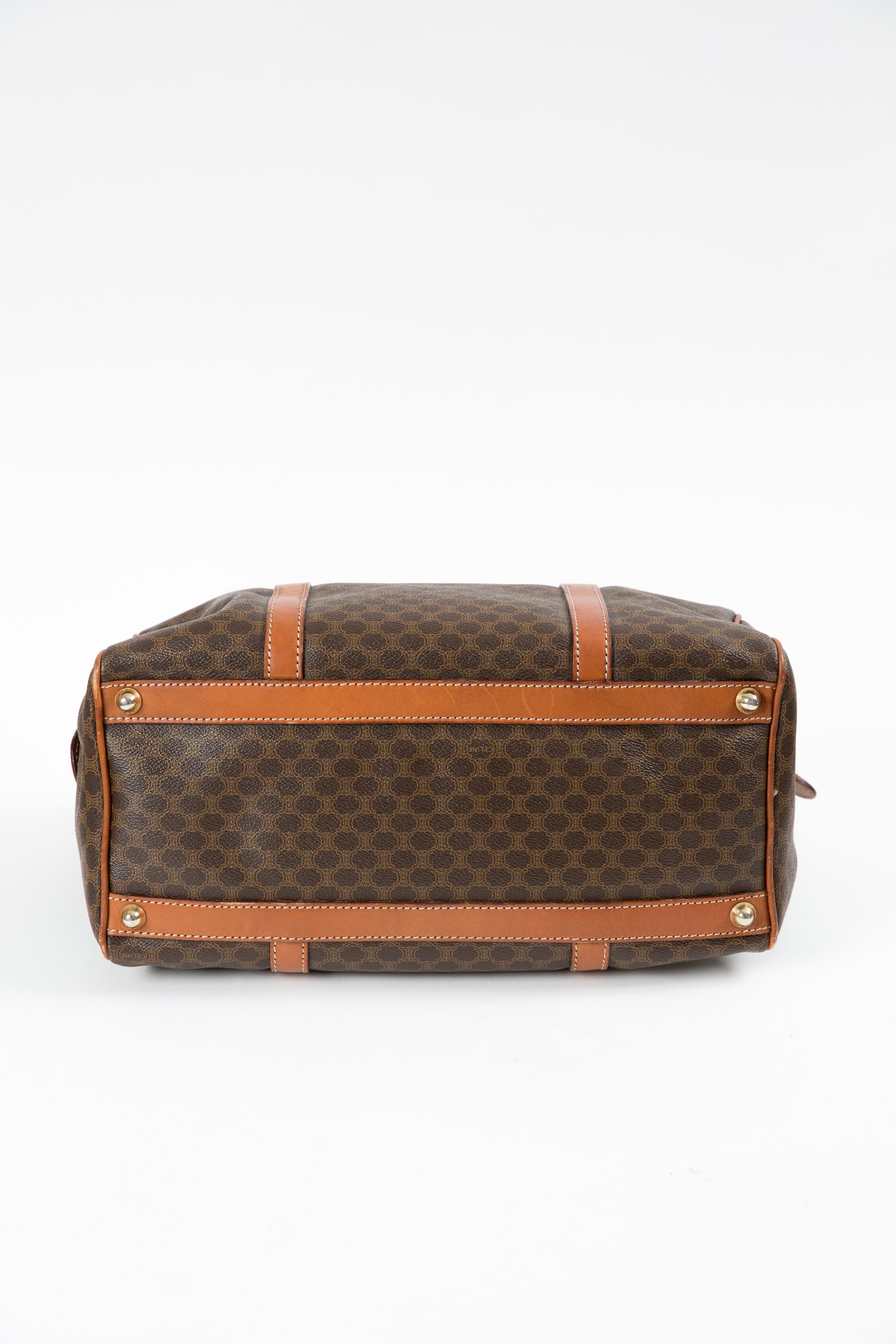  Sac à main Boston large Macadam Brown de Celine Unisexe 