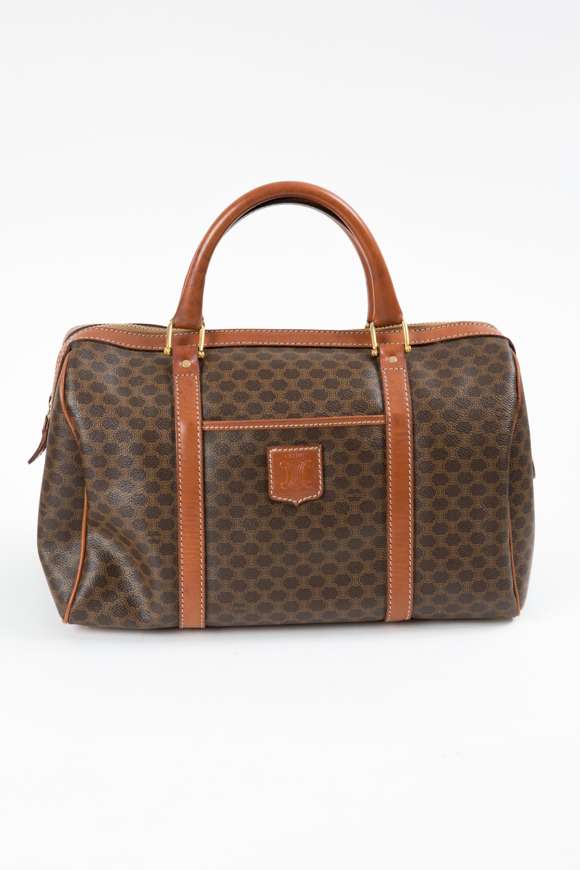 Sac à main Boston large Macadam Brown de Celine 2