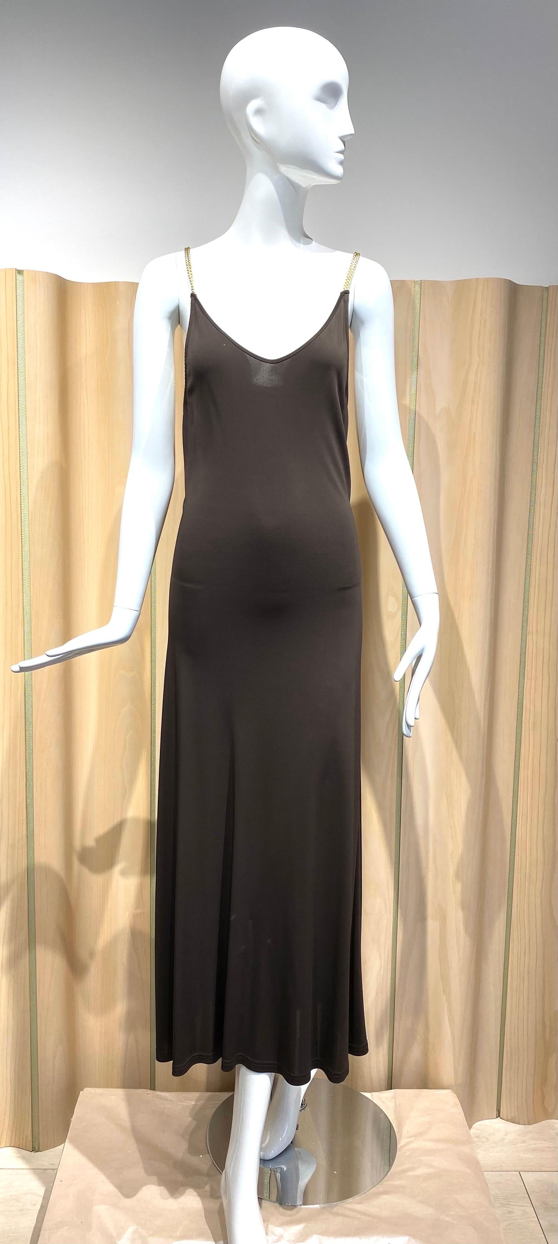 Celine by Michael Kors Beown Matte Jersey cut out Dress.
Fit size 2/4