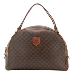 Celine Brown Monogram Logo Hand Bag