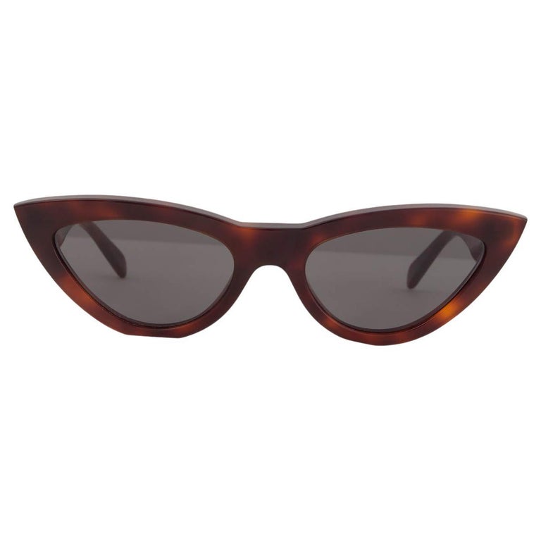 Celine Paris Cat Eye Sunglasses Style CL40191N in Black Celine Black Grey CL400191 Cat Eye main image 4