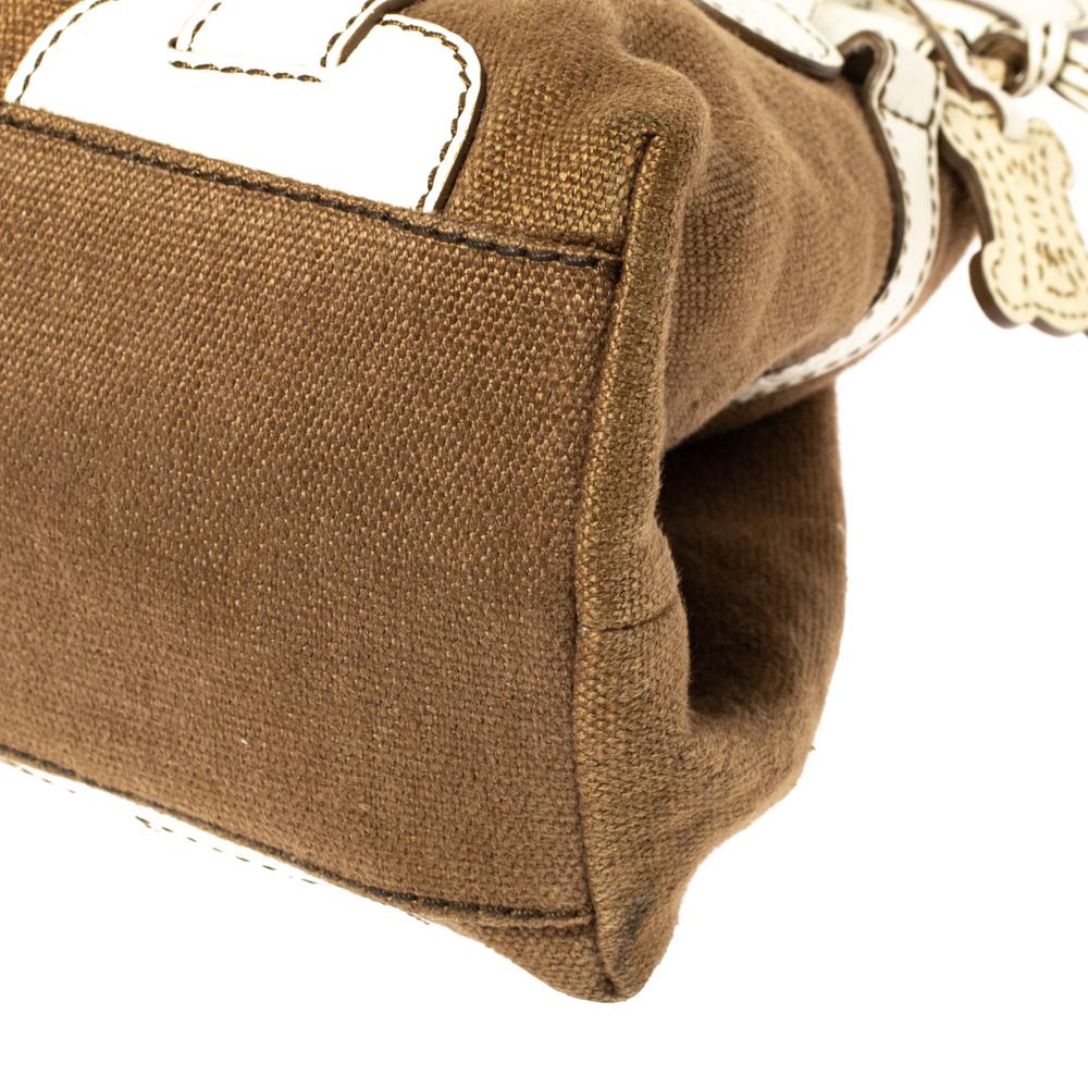brown canvas bags