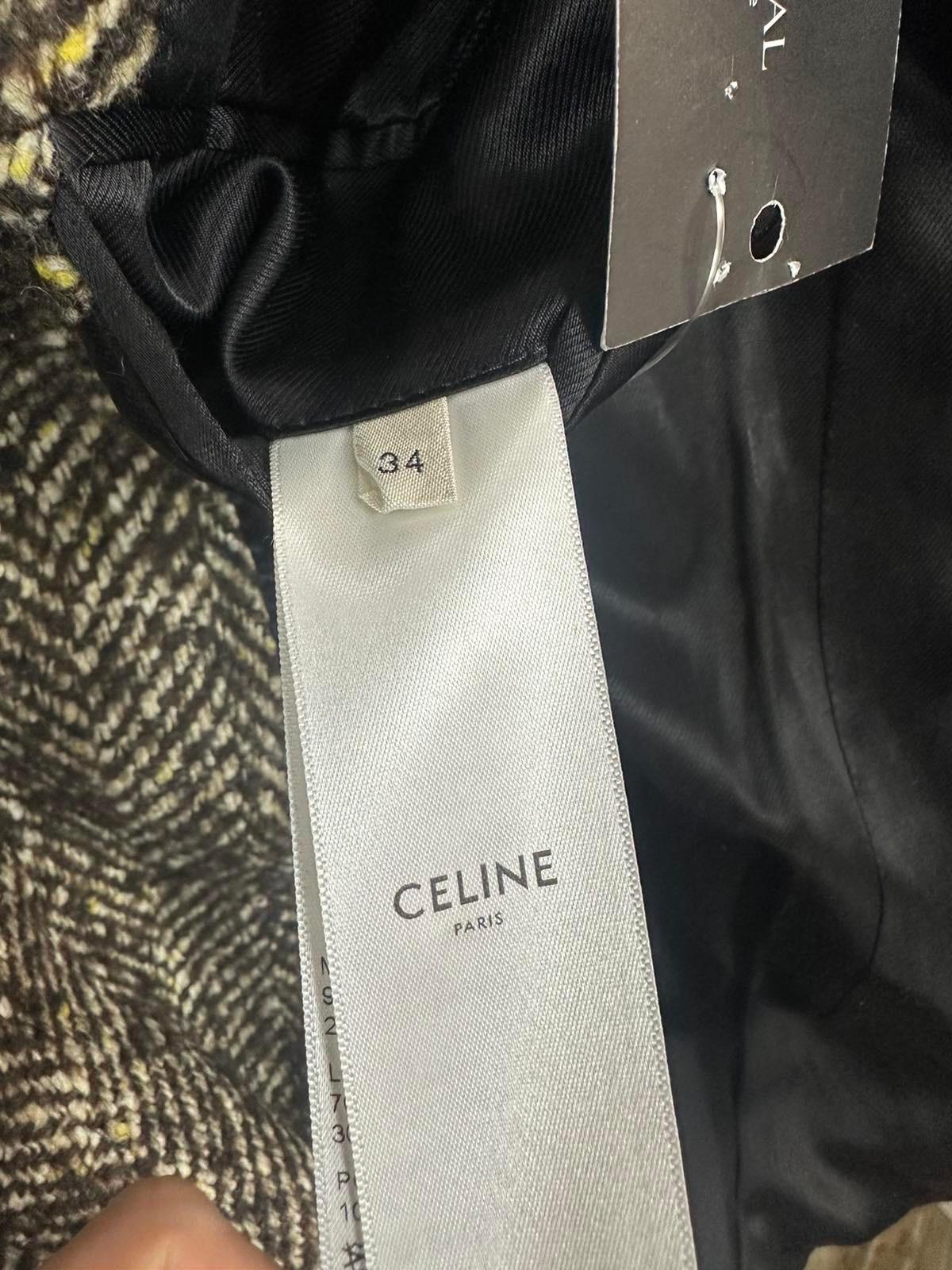 Celine Brown Wool Coat   2