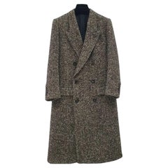 Used Celine Brown Wool Coat  
