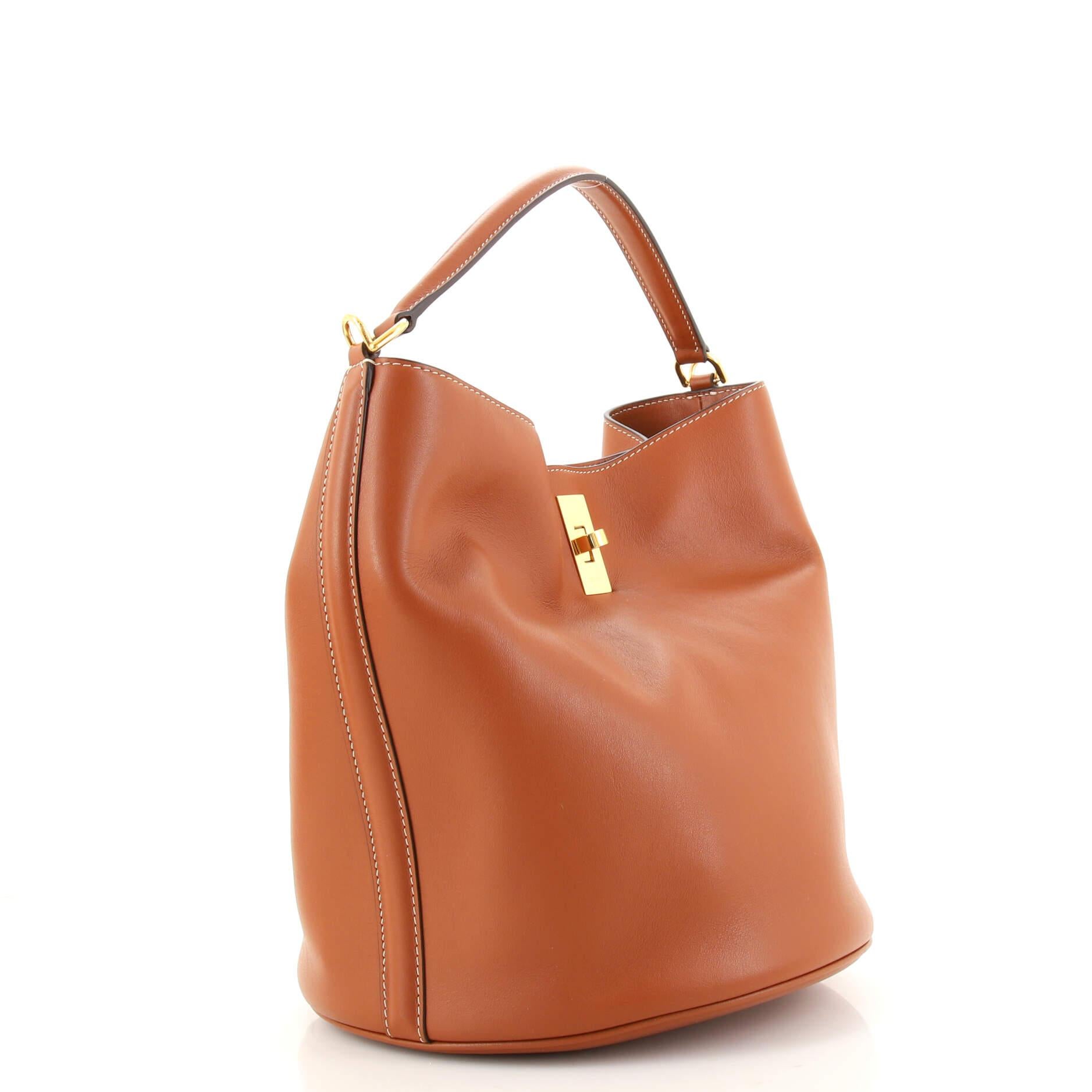 Celine Bucket 16 Bag Leather In Good Condition In NY, NY