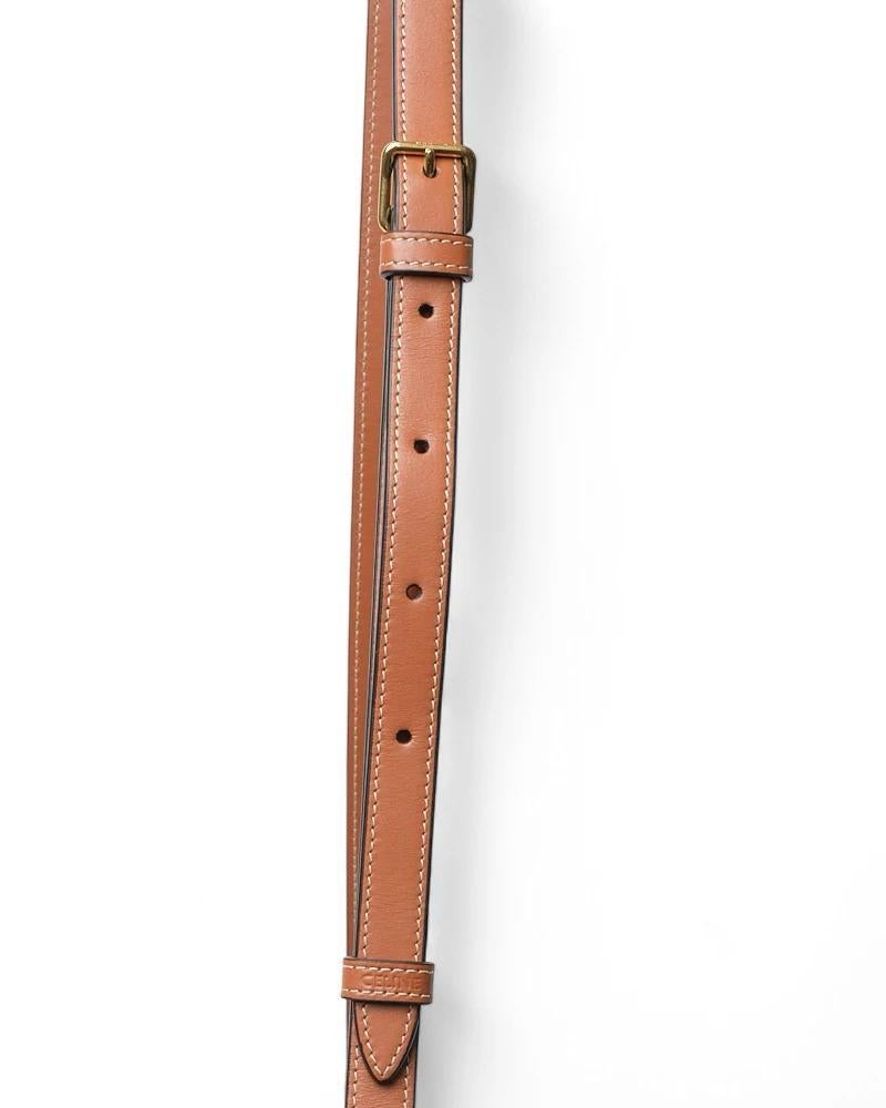 Celine Bucket Cuir Triomphe Small Canvas Leather 6