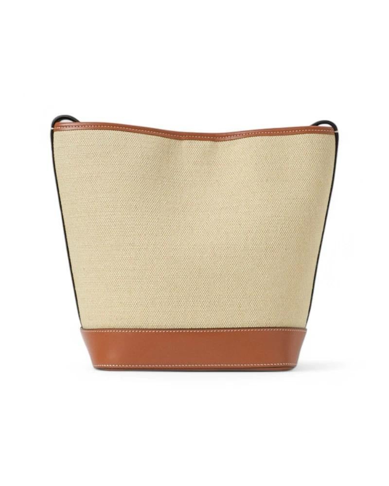 Celine Bucket Cuir Triomphe Small Canvas Leather In New Condition In Torre Del Greco, IT