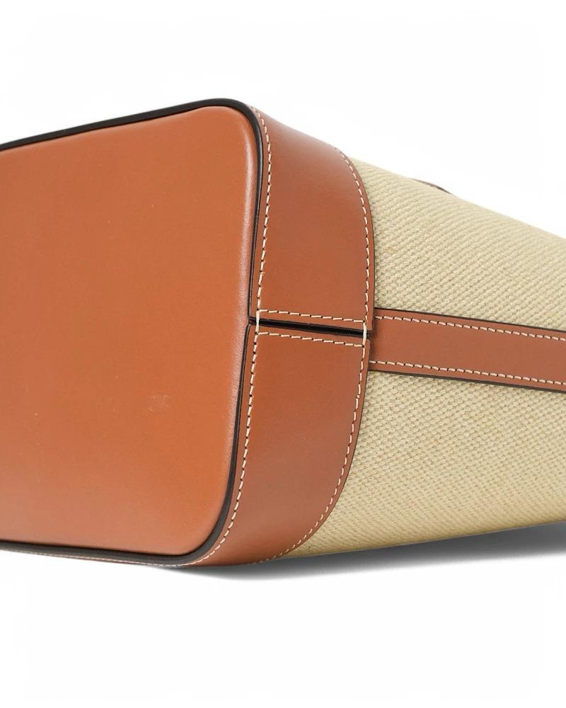 Celine Bucket Cuir Triomphe Small Canvas Leather 4