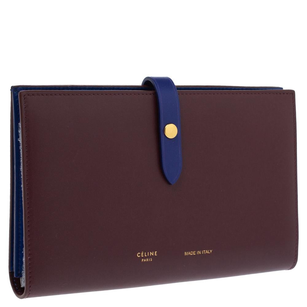 celine wallet blue