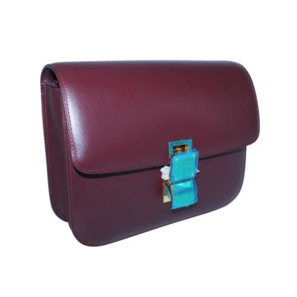 celine burgundy bag