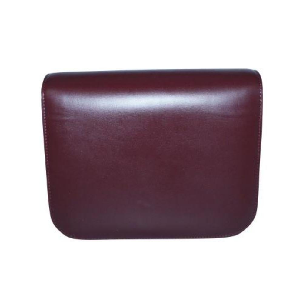 celine box bag burgundy