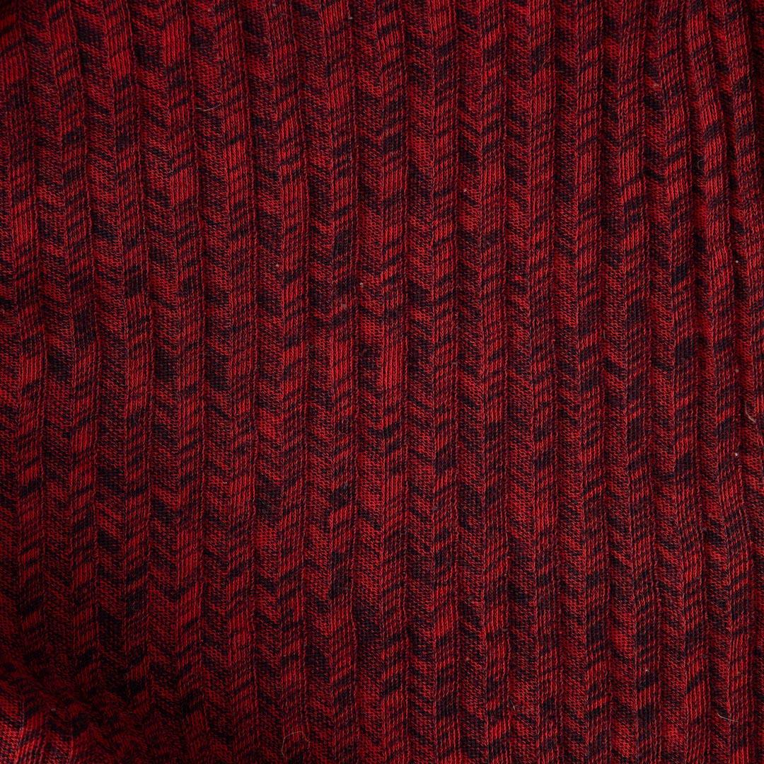 Céline Burgundy Ribbed Knit Top Size S In Good Condition In London, GB