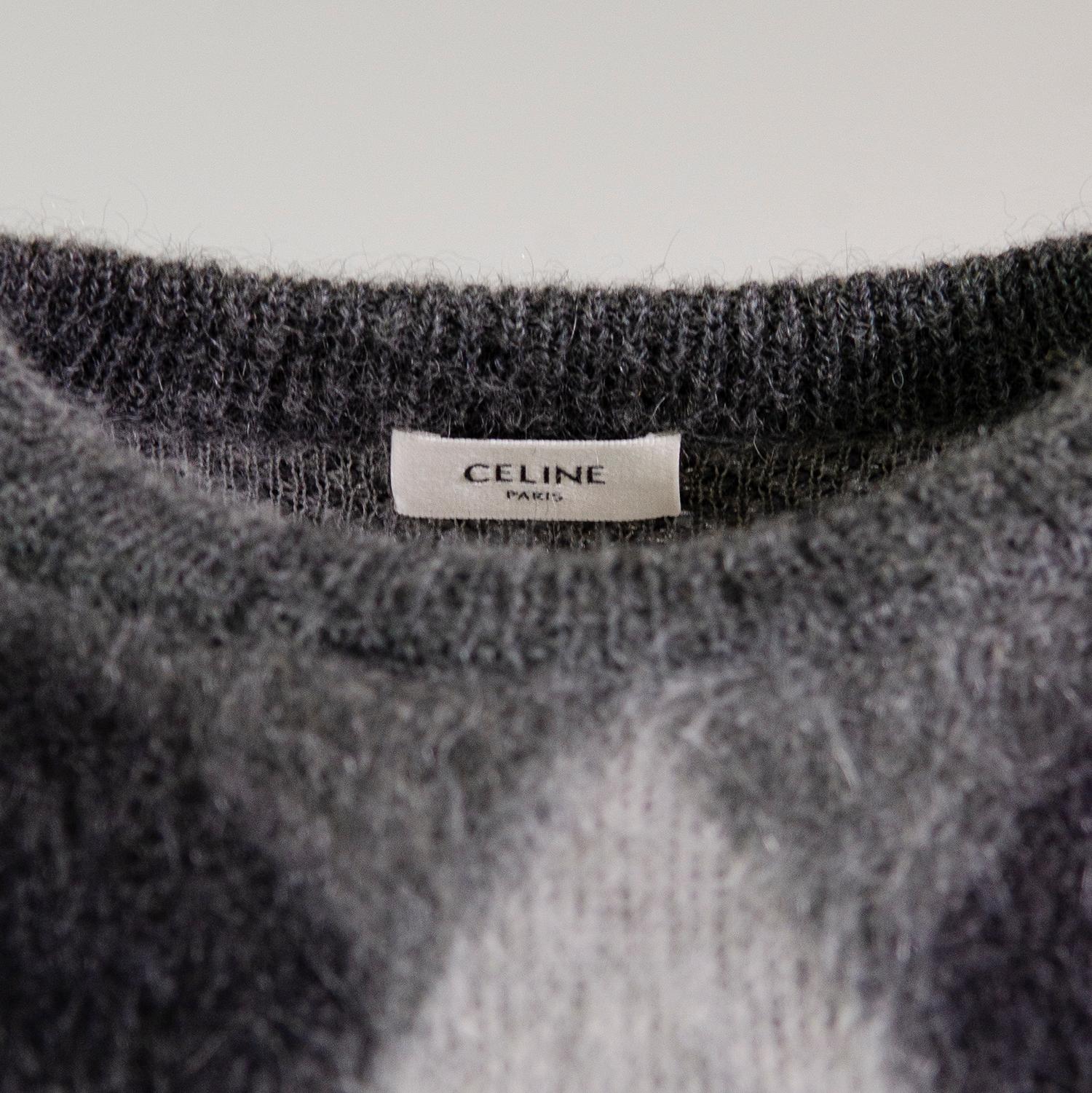 celine cardigan in brushed mohair