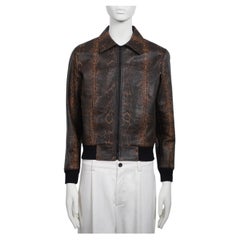 CELINE BY HEDI SLIMANE F/W 2019 Runway Leather Jacket