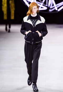 CELINE By HEDI SLIMANE F/W 2019 Western Varsity Jacket 48