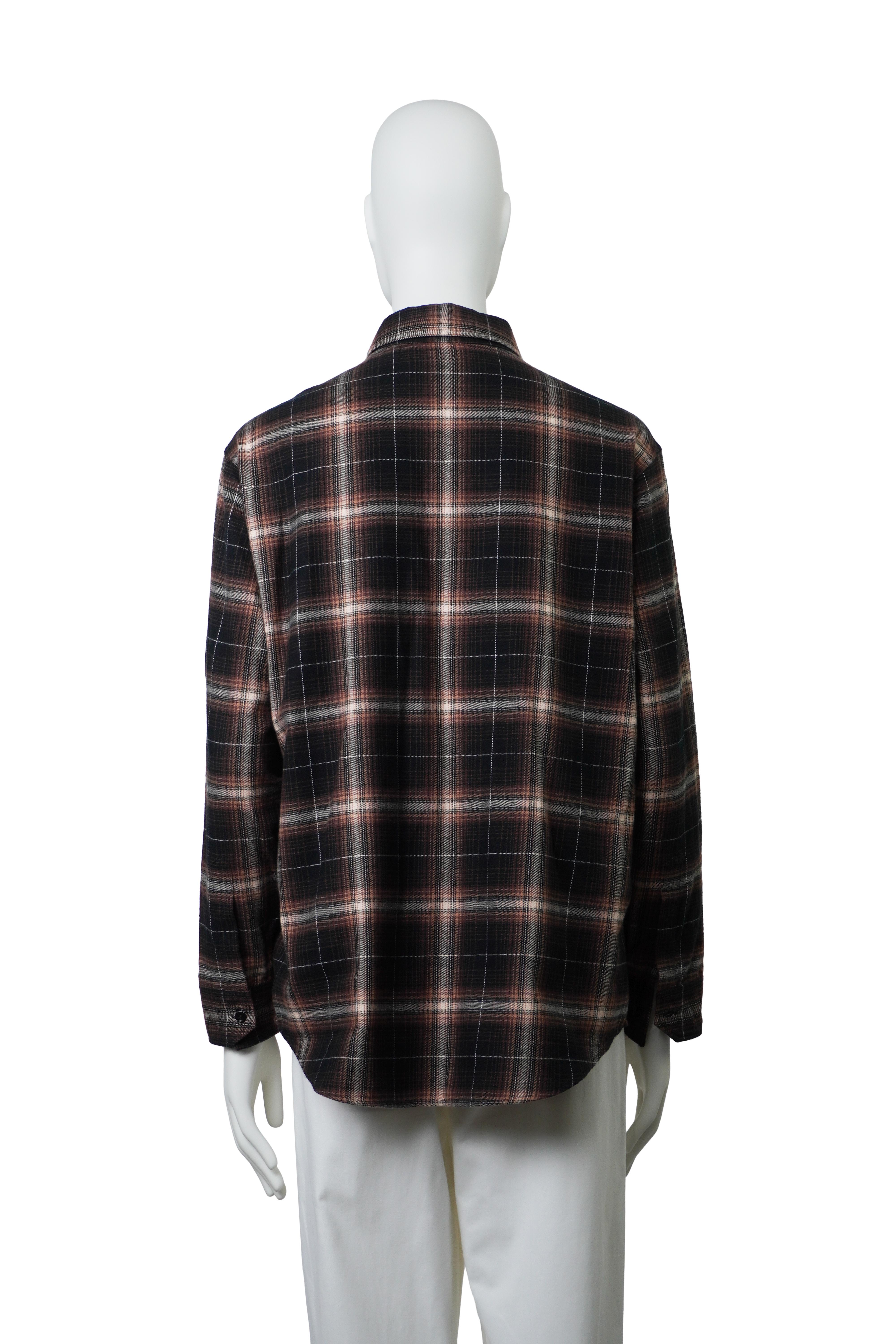 CELINE By HEDI SLIMANE Camisa de cuadros oversize 39 en Excelente estado para la venta en Berlin, BE