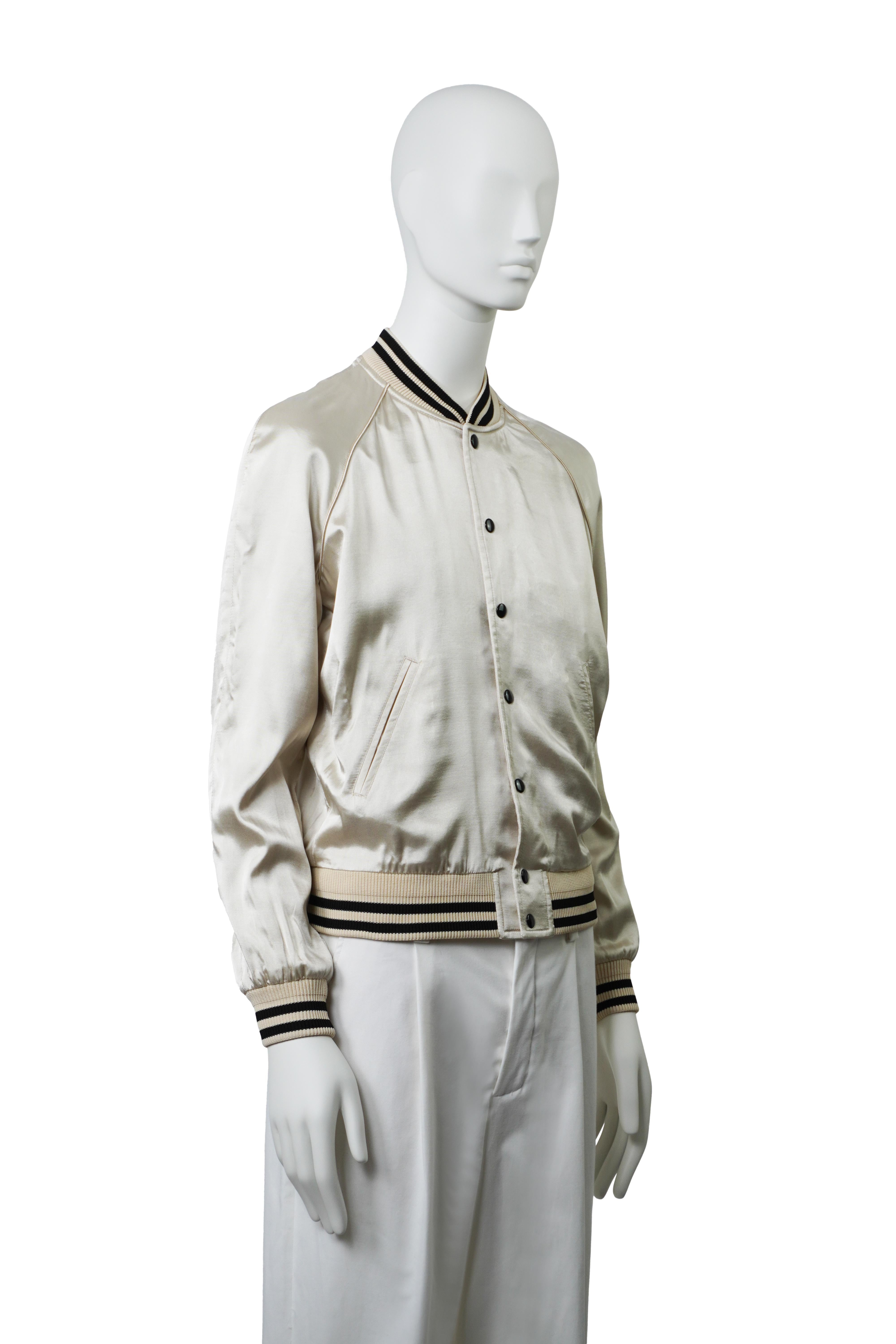 CELINE By HEDI SLIMANE S/S 2020 David Kramer Nostalgia Jacket 46 in vendita 5