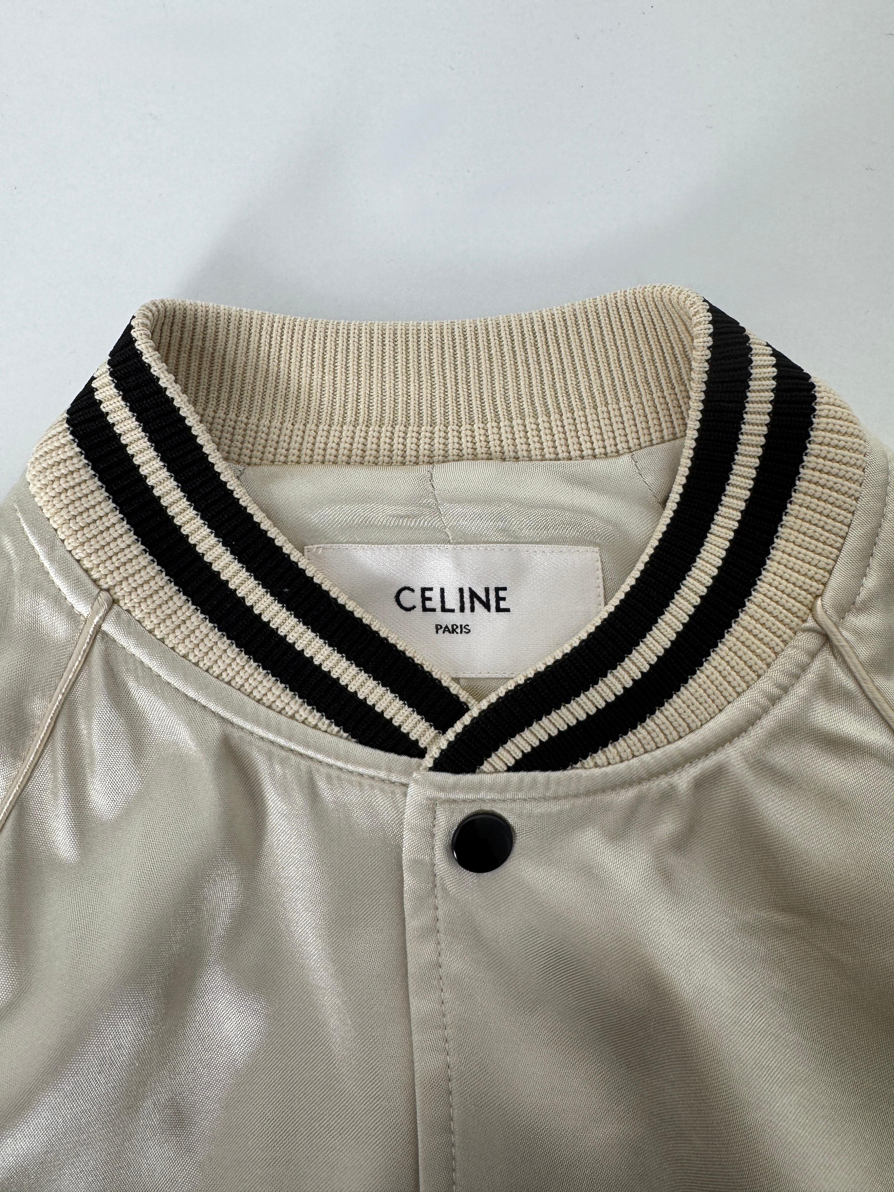CELINE By HEDI SLIMANE S/S 2020 David Kramer Nostalgia Jacket 46 in vendita 6