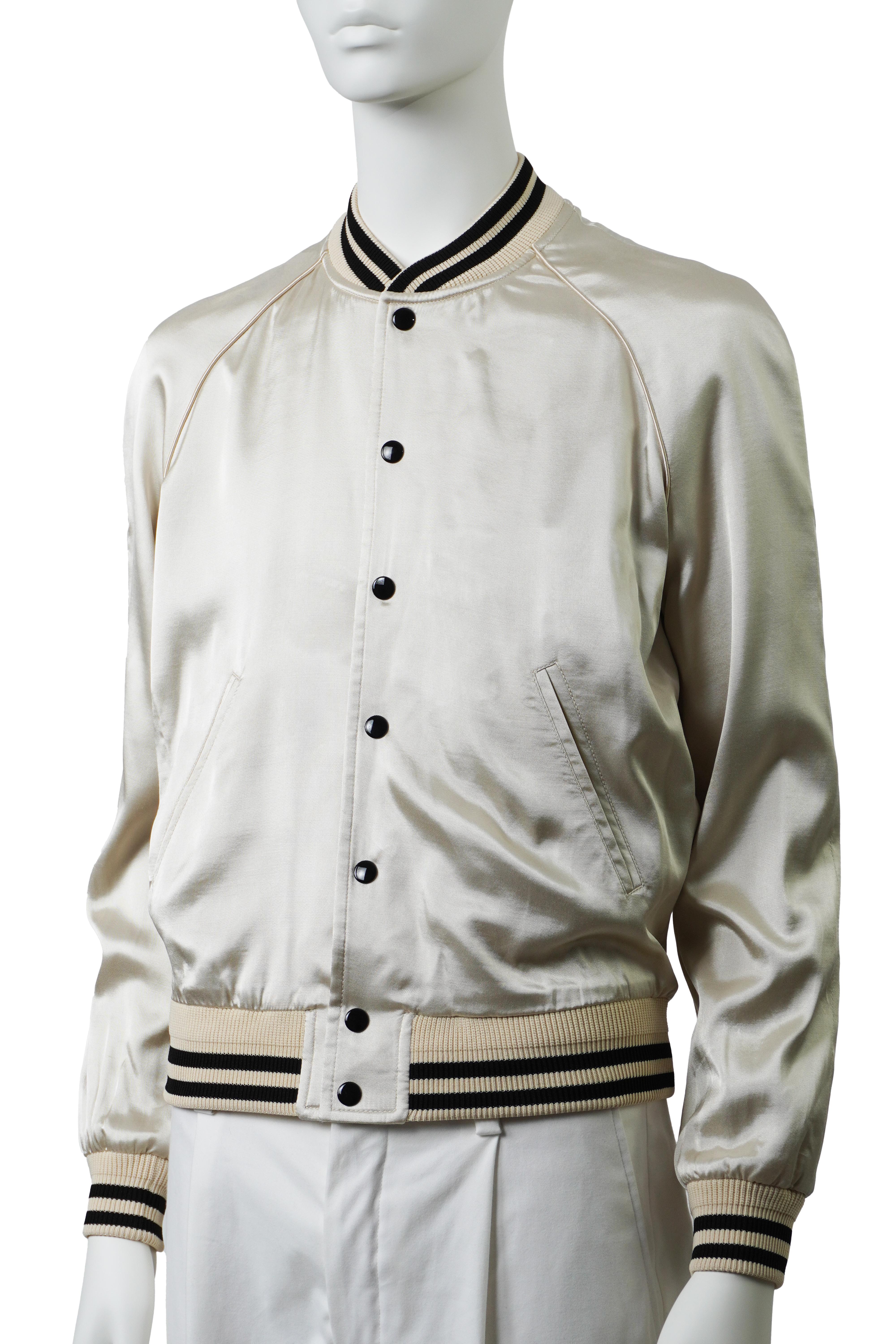 CELINE By HEDI SLIMANE S/S 2020 David Kramer Nostalgia Jacket 46 In condizioni ottime in vendita a Berlin, BE