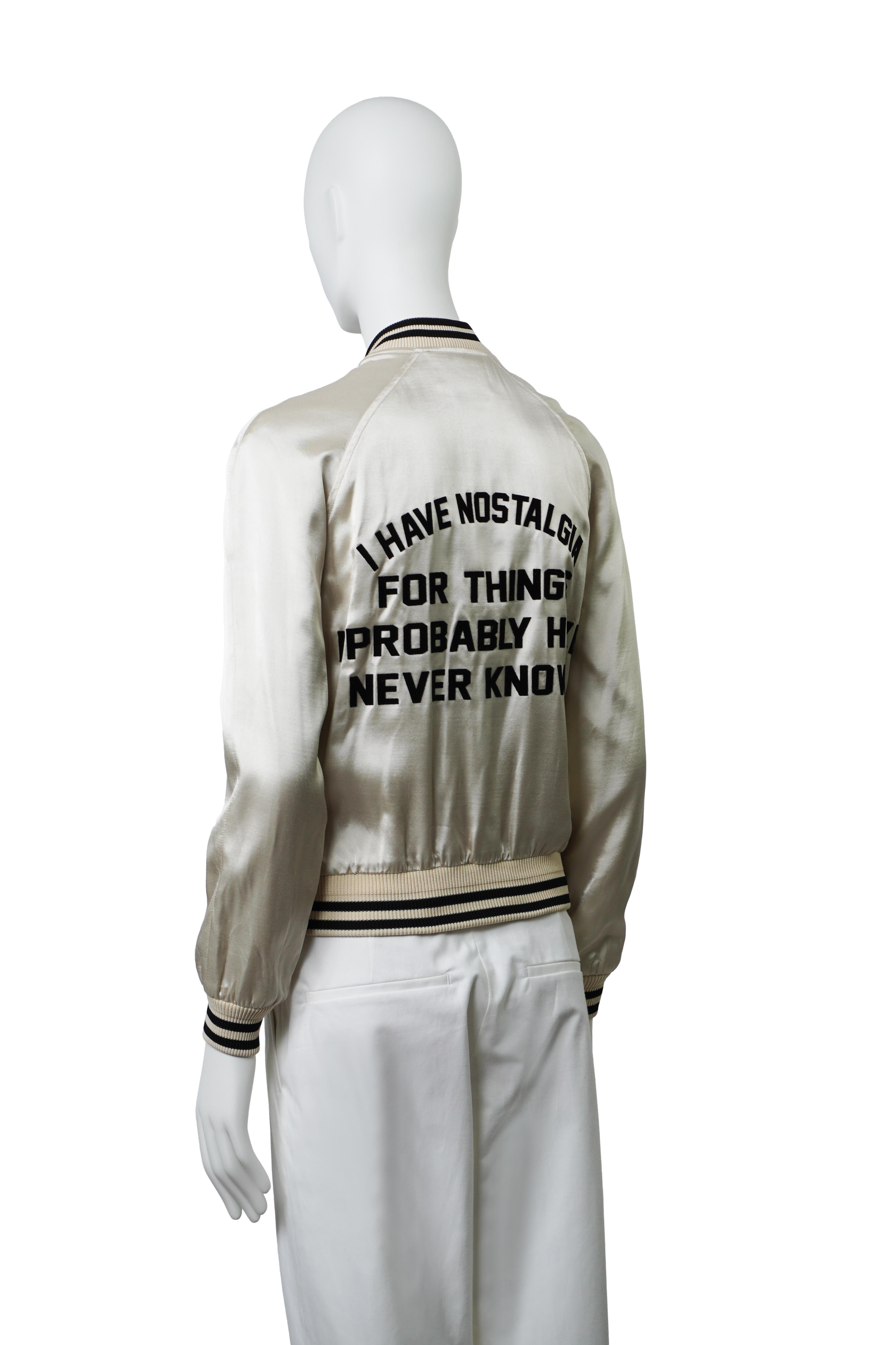 CELINE By HEDI SLIMANE S/S 2020 David Kramer Nostalgia Jacket 46 in vendita 1