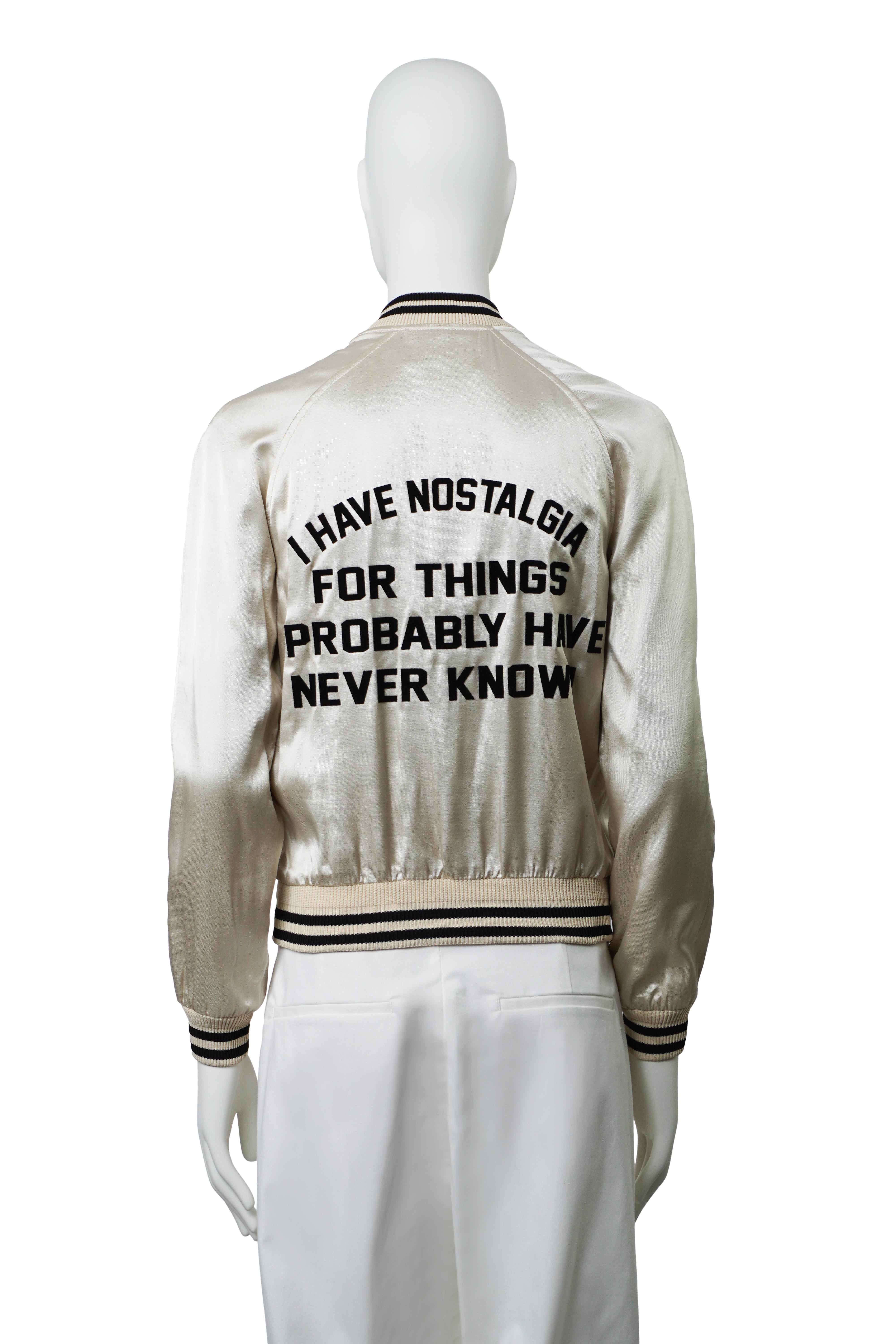 CELINE By HEDI SLIMANE S/S 2020 David Kramer Nostalgia Jacket 46 in vendita 2