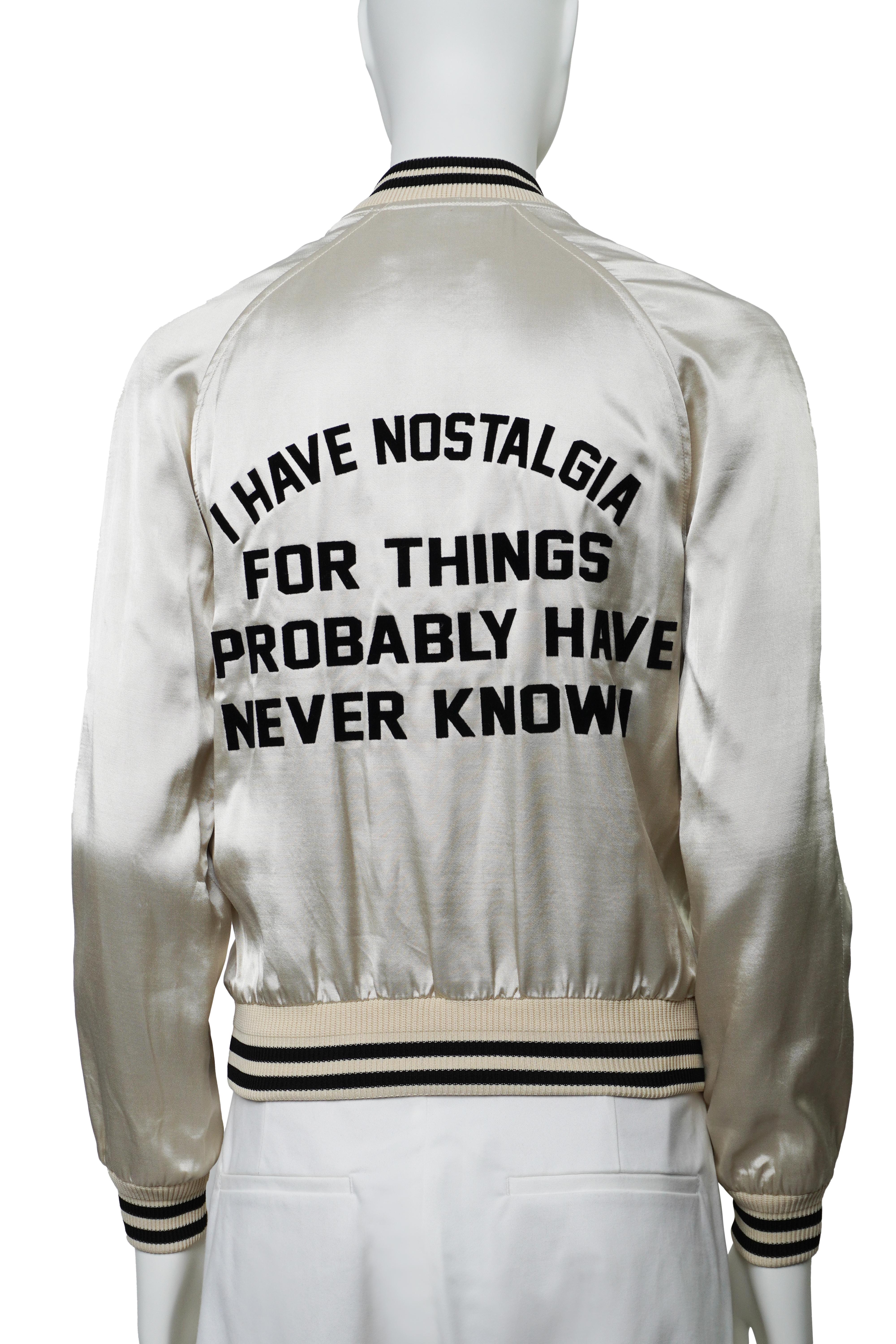 CELINE By HEDI SLIMANE S/S 2020 David Kramer Nostalgia Jacket 46 in vendita 3