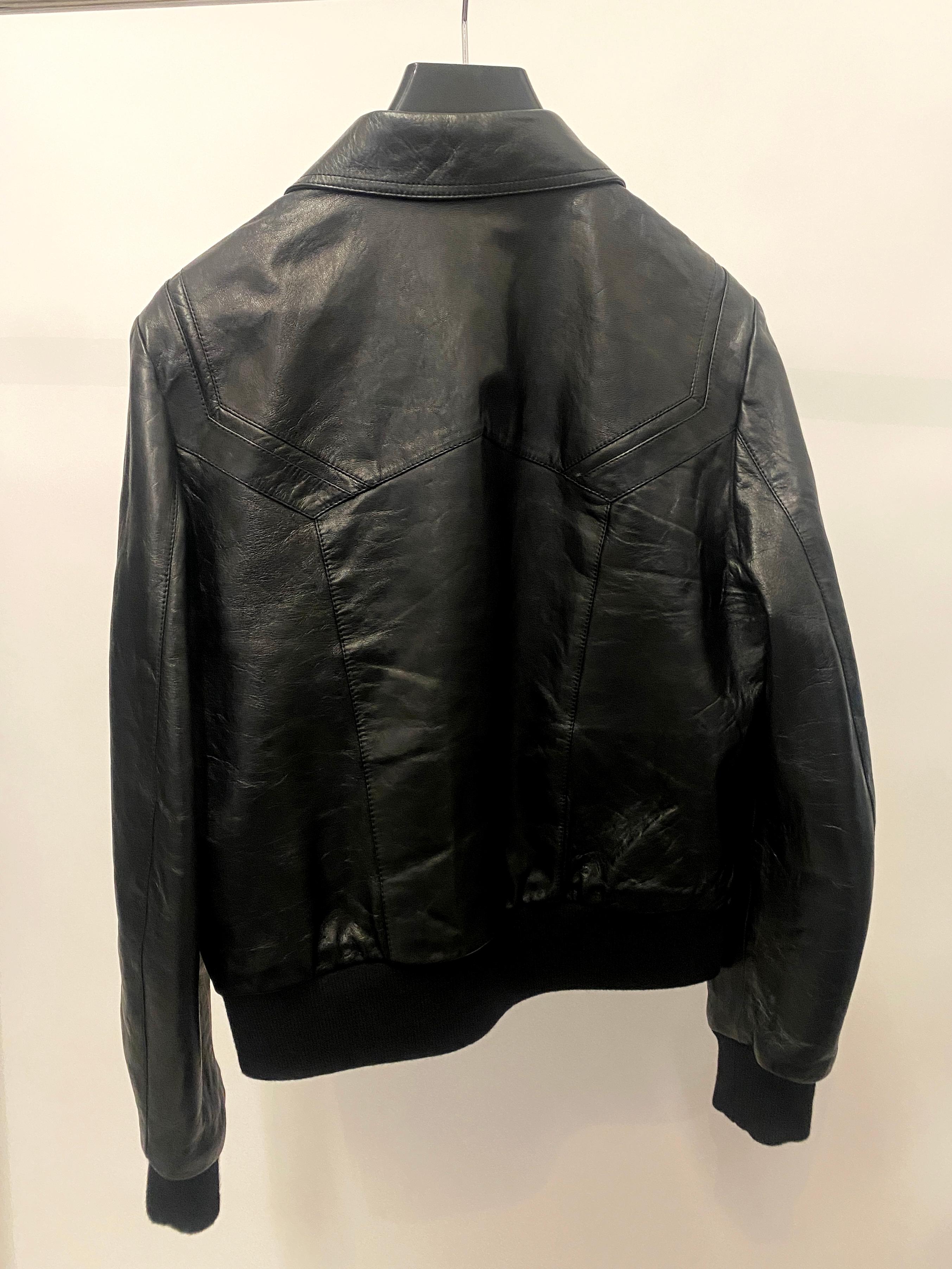 CELINE BY HEDI SLIMANE S/S 2020 Runway Leather Jacket 1