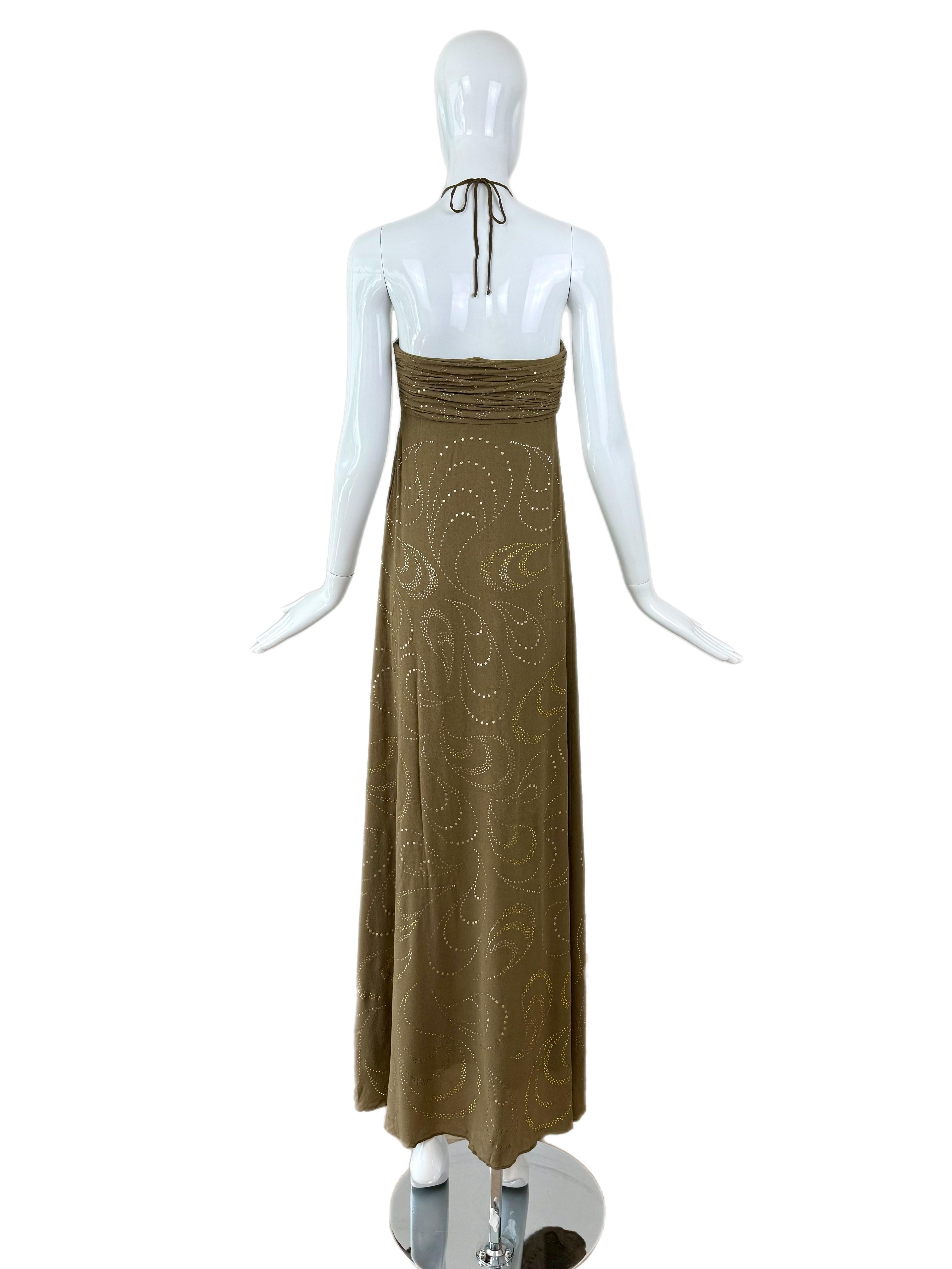 CELINE by MICHAEL KORS 2003 Vintage Runway Silk Maxi Dress Gown For Sale 1
