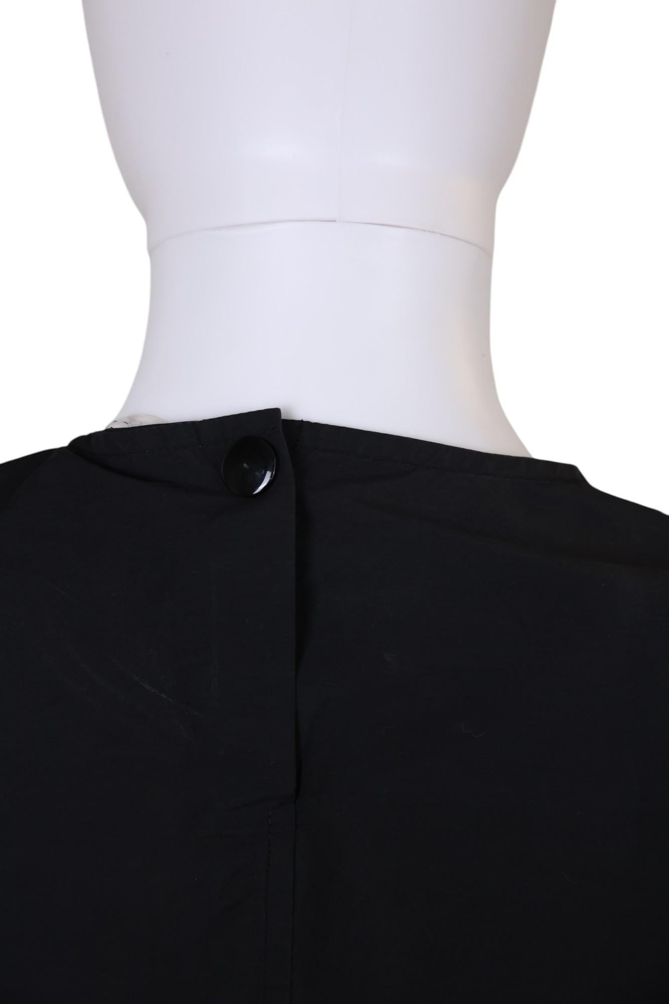 Celine by Phoebe Philo 2010's Asymmetric Zipped Black Top in vendita 3