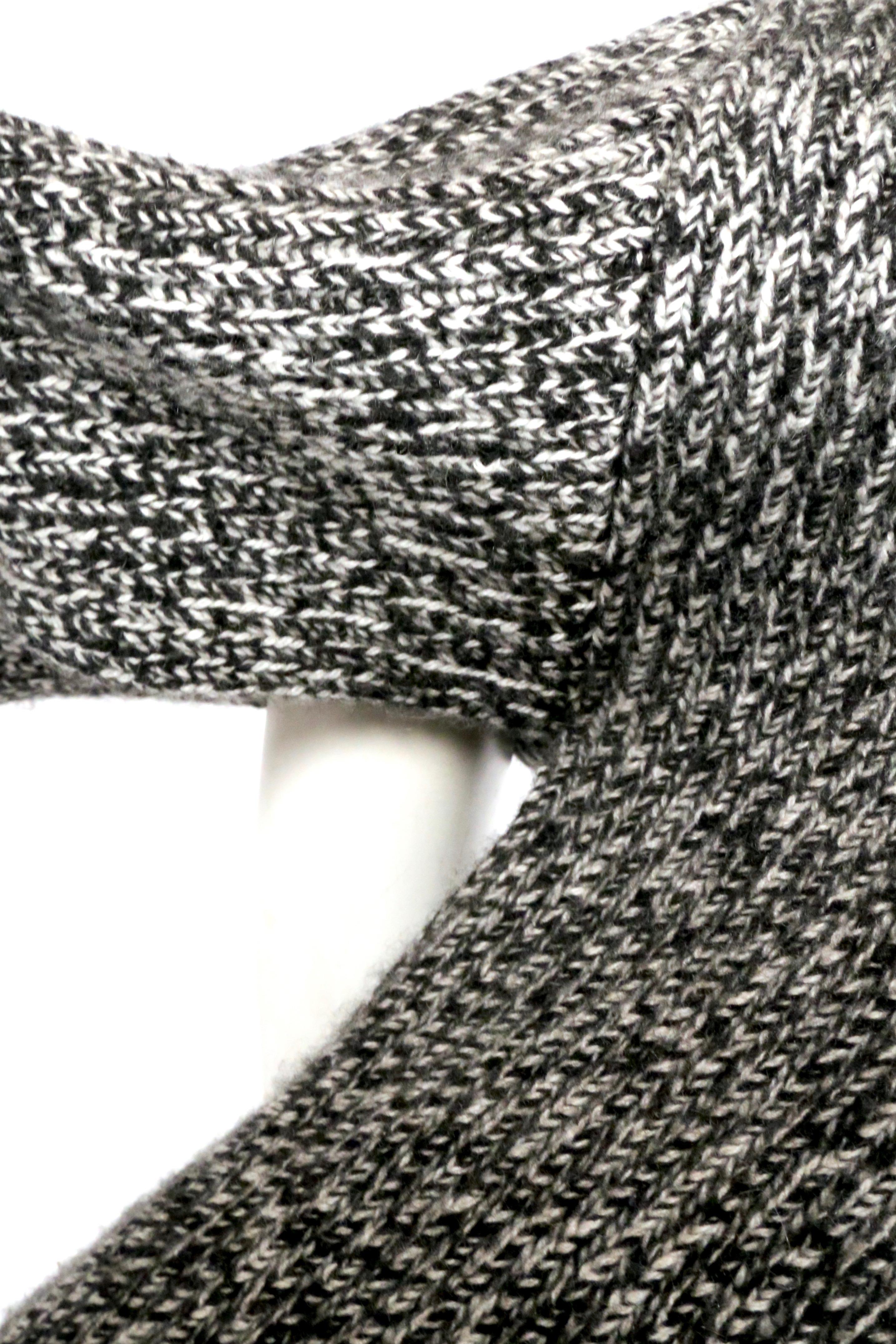 CELINE by PHOEBE PHILO black cashmere turtleneck sweater with underarm cutouts 2