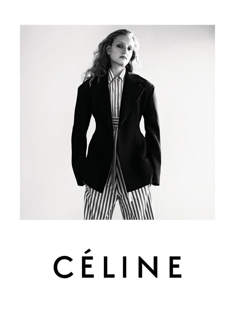 CELINE by PHOEBE PHILO black hourglass jacket resort 2016 7