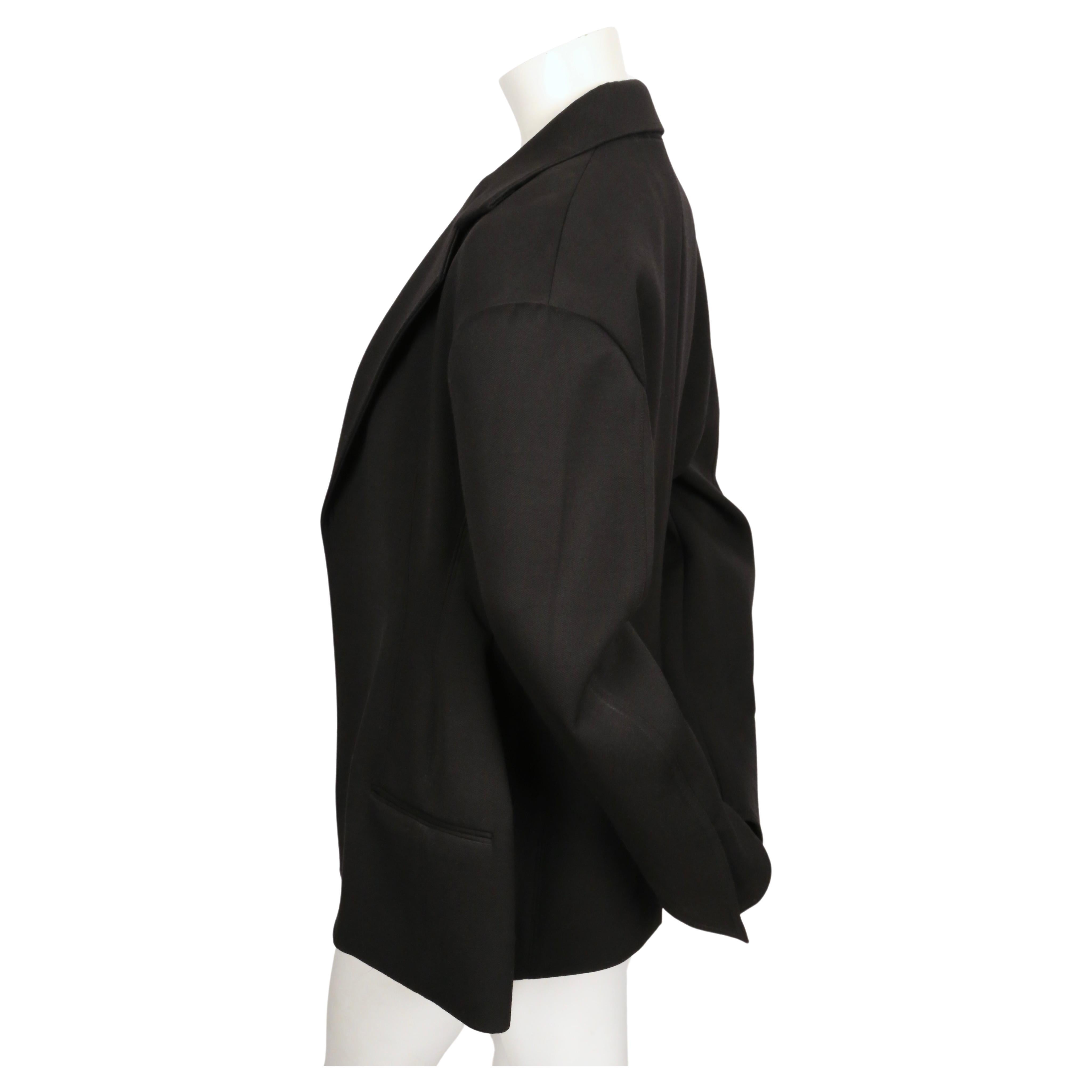 CELINE by PHOEBE PHILO black hourglass jacket resort 2016 In Good Condition In San Fransisco, CA